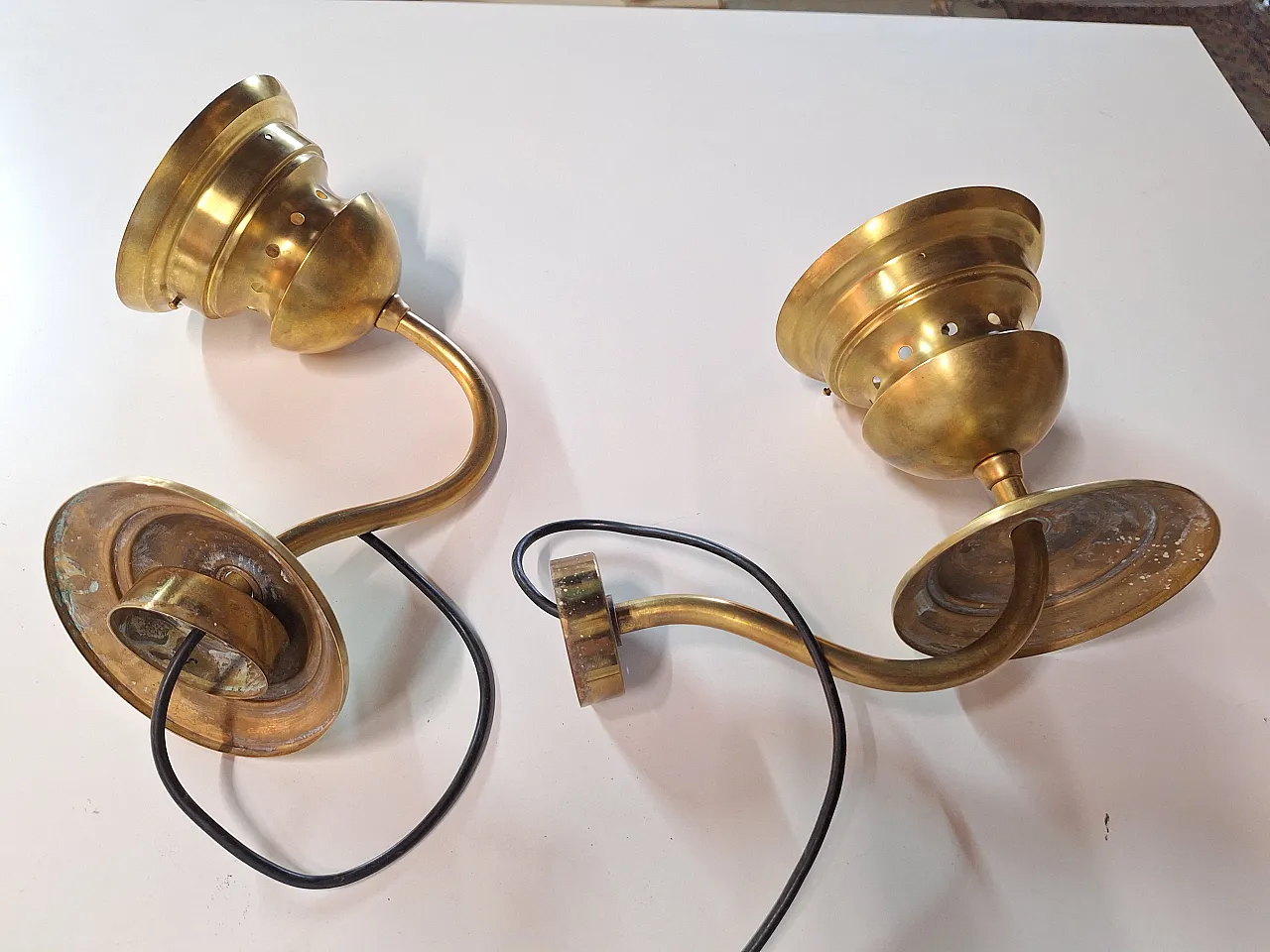 Coppia di applique LP12 Lampione di Luigi Caccia Dominioni, anni '50 18