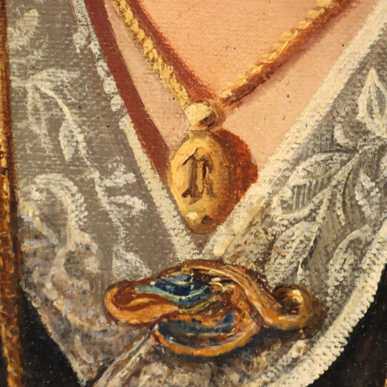 Female portrait, oil on canvas, late 19th century 7