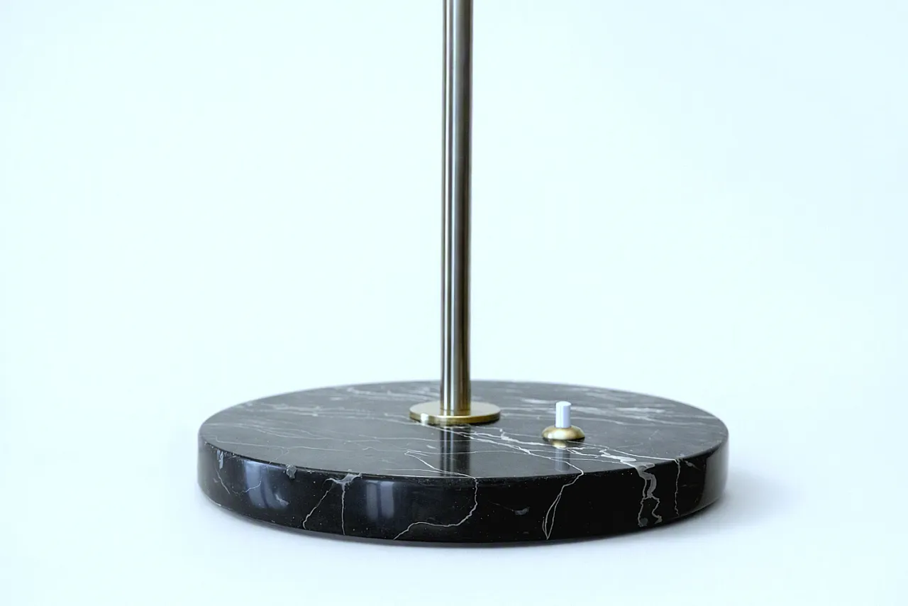 Table Lamp in crystal, marble and brass, 1960s 17