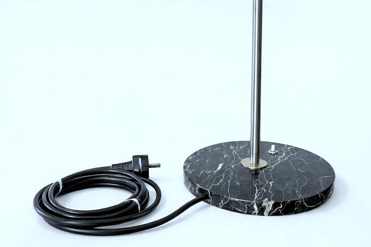 Table Lamp in crystal, marble and brass, 1960s 19