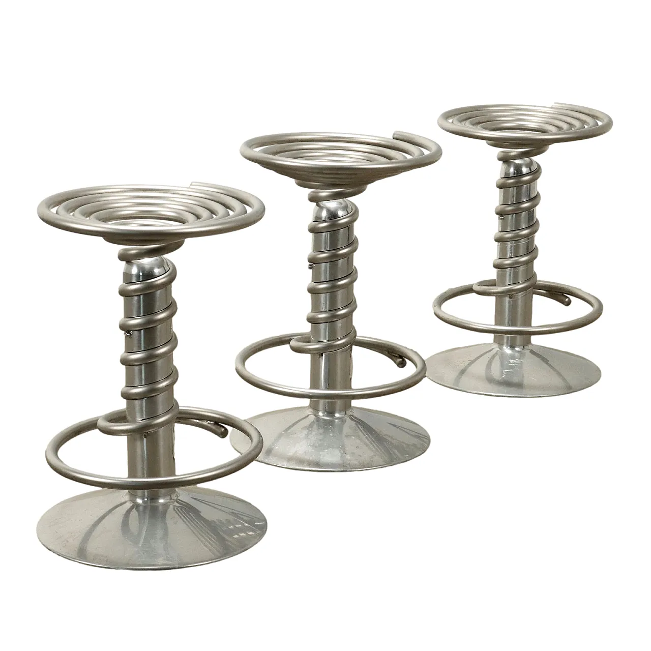 3 Sgabelli Screw di Ron Arad per Driade, Anni 2000 1