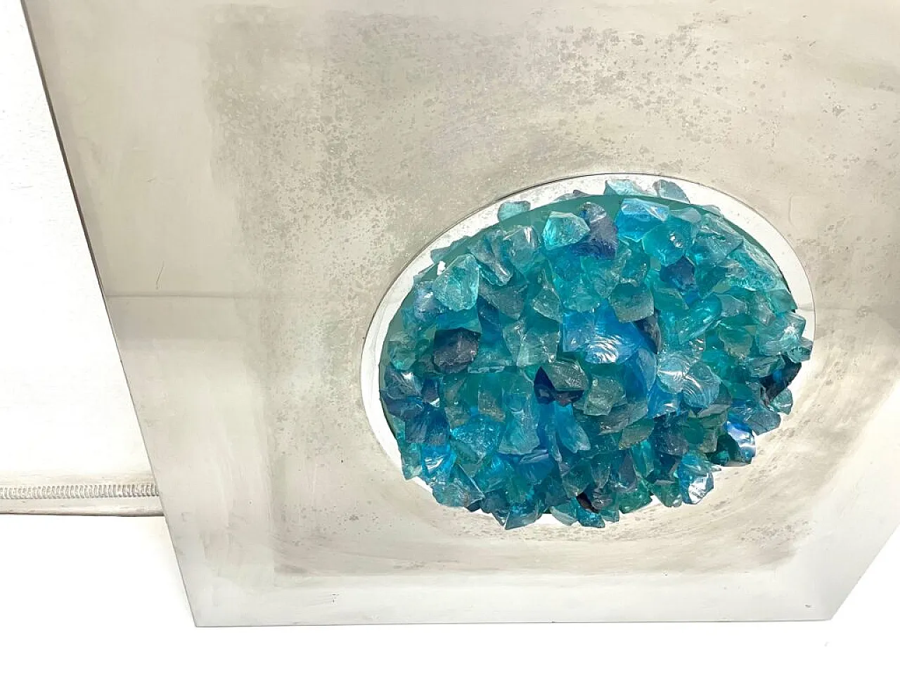 Ocean model luminous wall sculpture by Angelo Brotto for Esperia, 80s 4