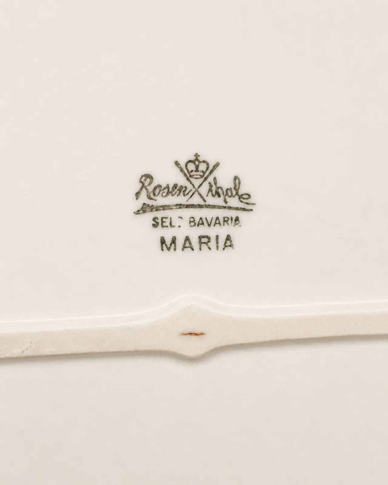 Rosenthal Maria Pink Rose serving plate 1