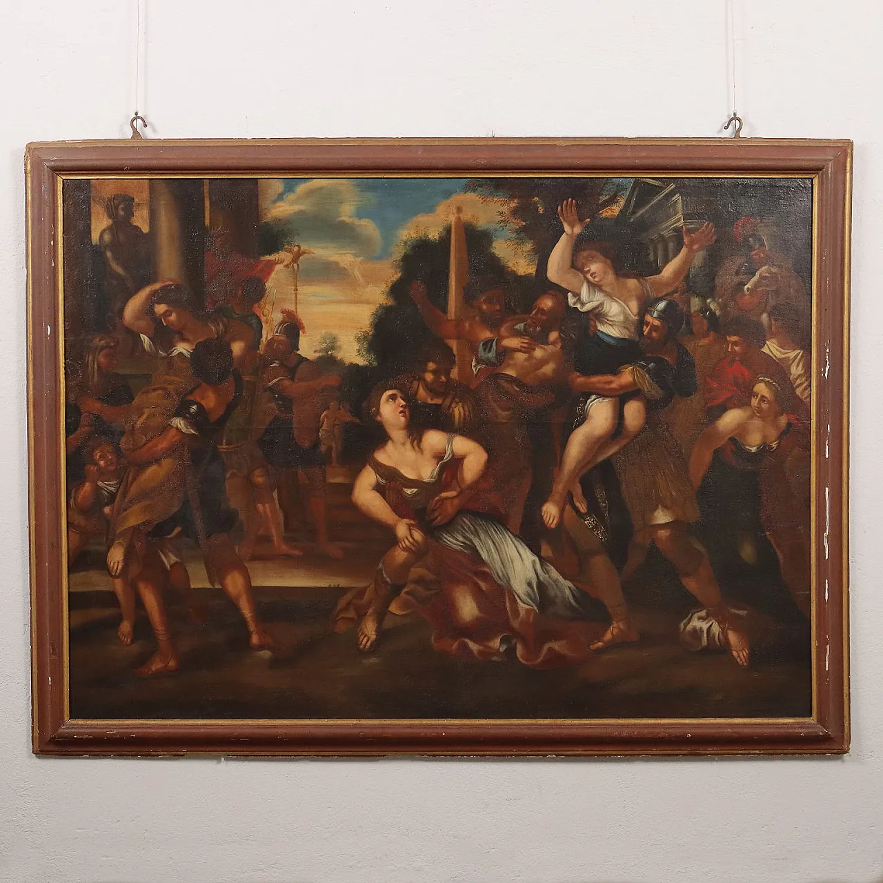 Painting with The Rape of the Sabine Women, 20th century 1