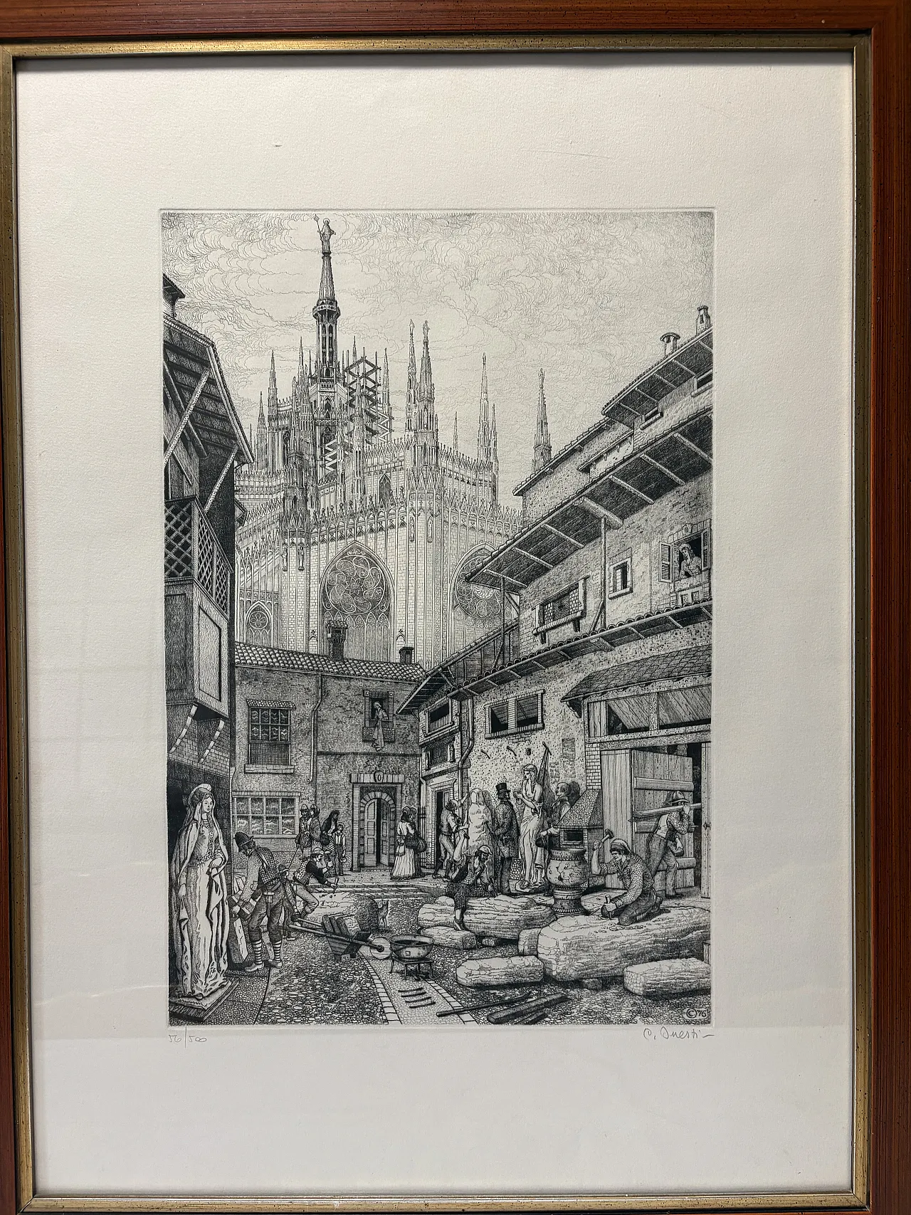 Quadro opera di Clario Onesti, anni '70 1