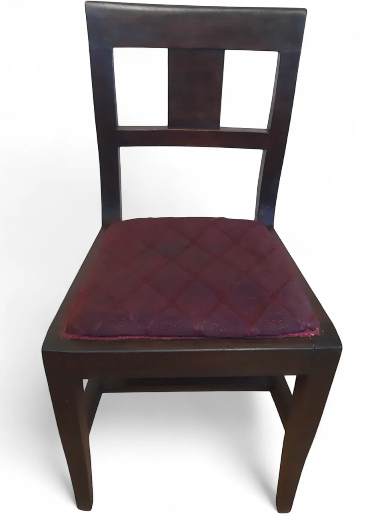 Directoire Style Chair in Walnut Wood, early 19th century 16