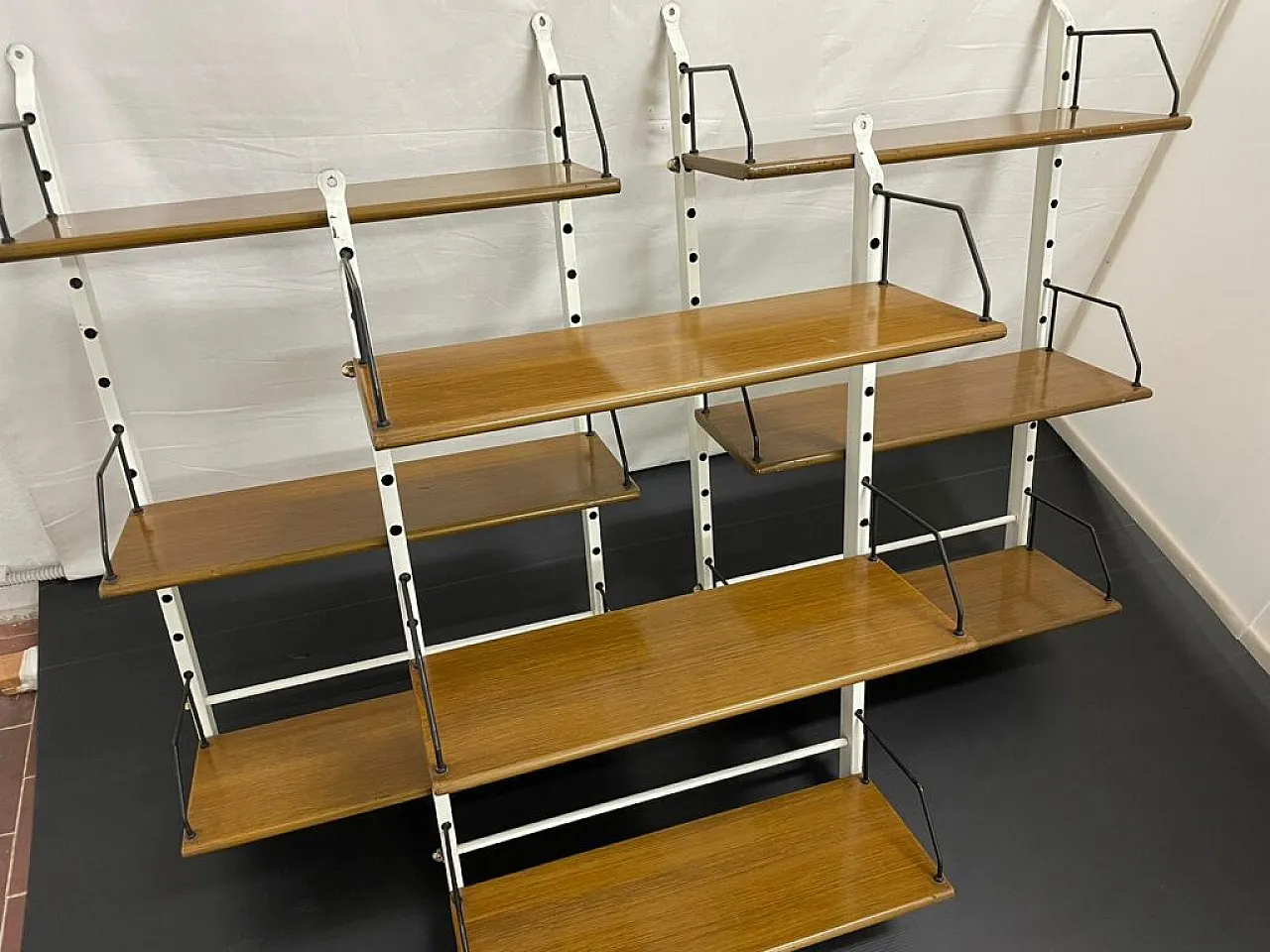 Three modular wall bookcases, 1960s 3