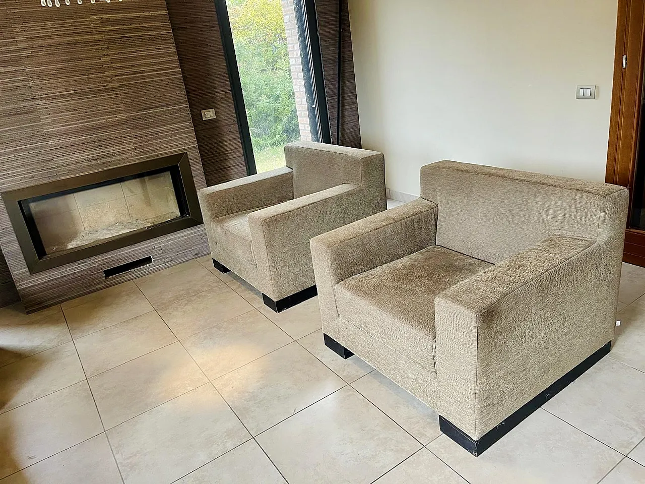 4 Poltrone lounge geometriche Armani/Casa, anni 2000 5