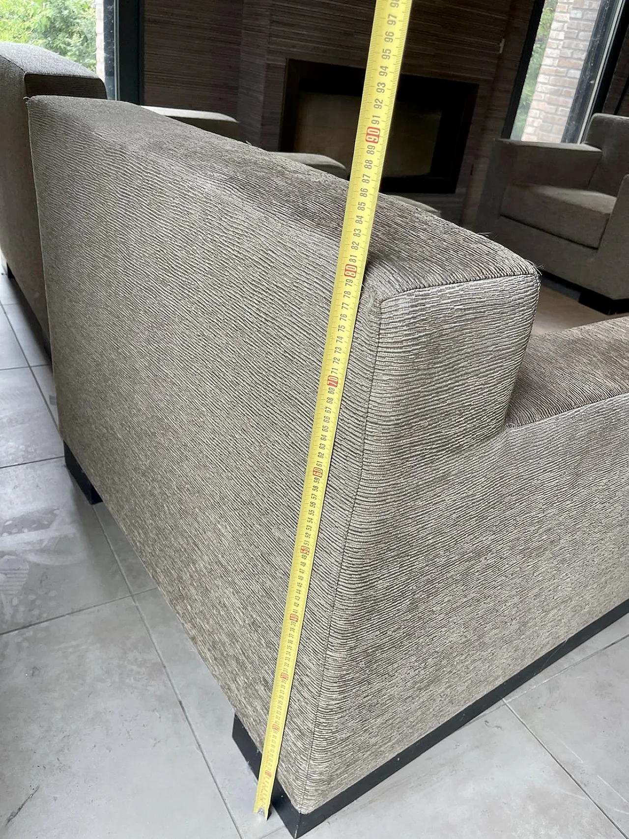 4 Poltrone lounge geometriche Armani/Casa, anni 2000 13