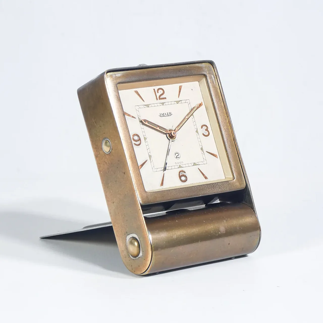 JAEGER travel alarm clock, early 20th century 1