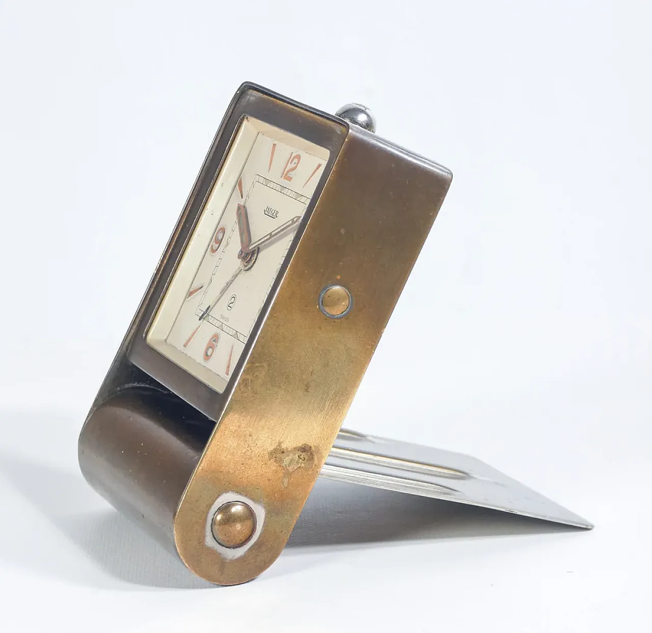 JAEGER travel alarm clock, early 20th century 5