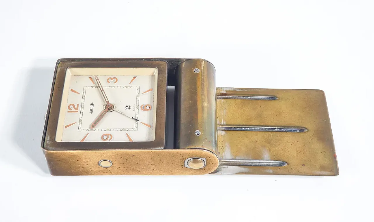 JAEGER travel alarm clock, early 20th century 6