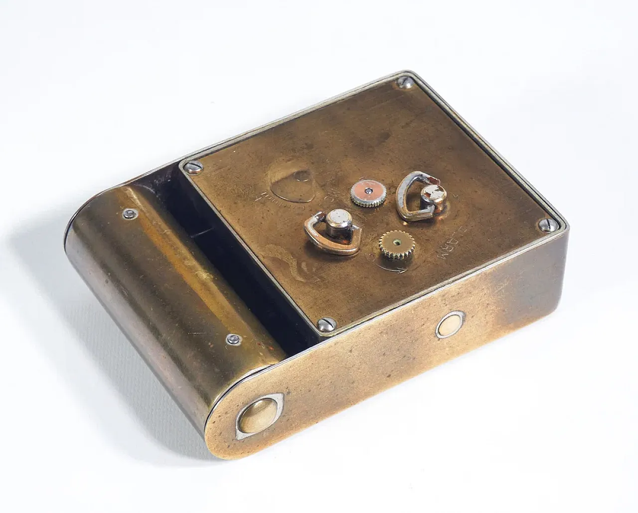JAEGER travel alarm clock, early 20th century 12