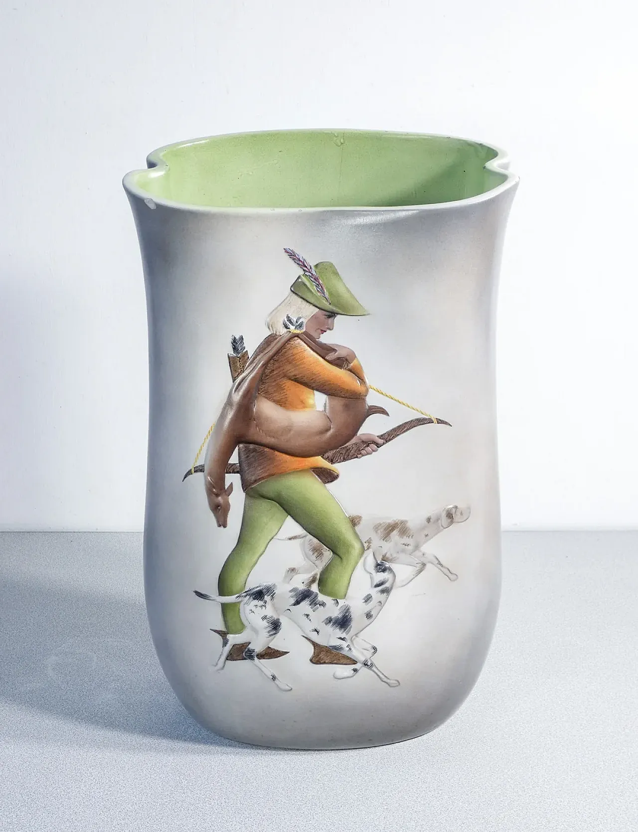 CIA ceramic umbrella stand Manna, Robin Hood, 1950s 1