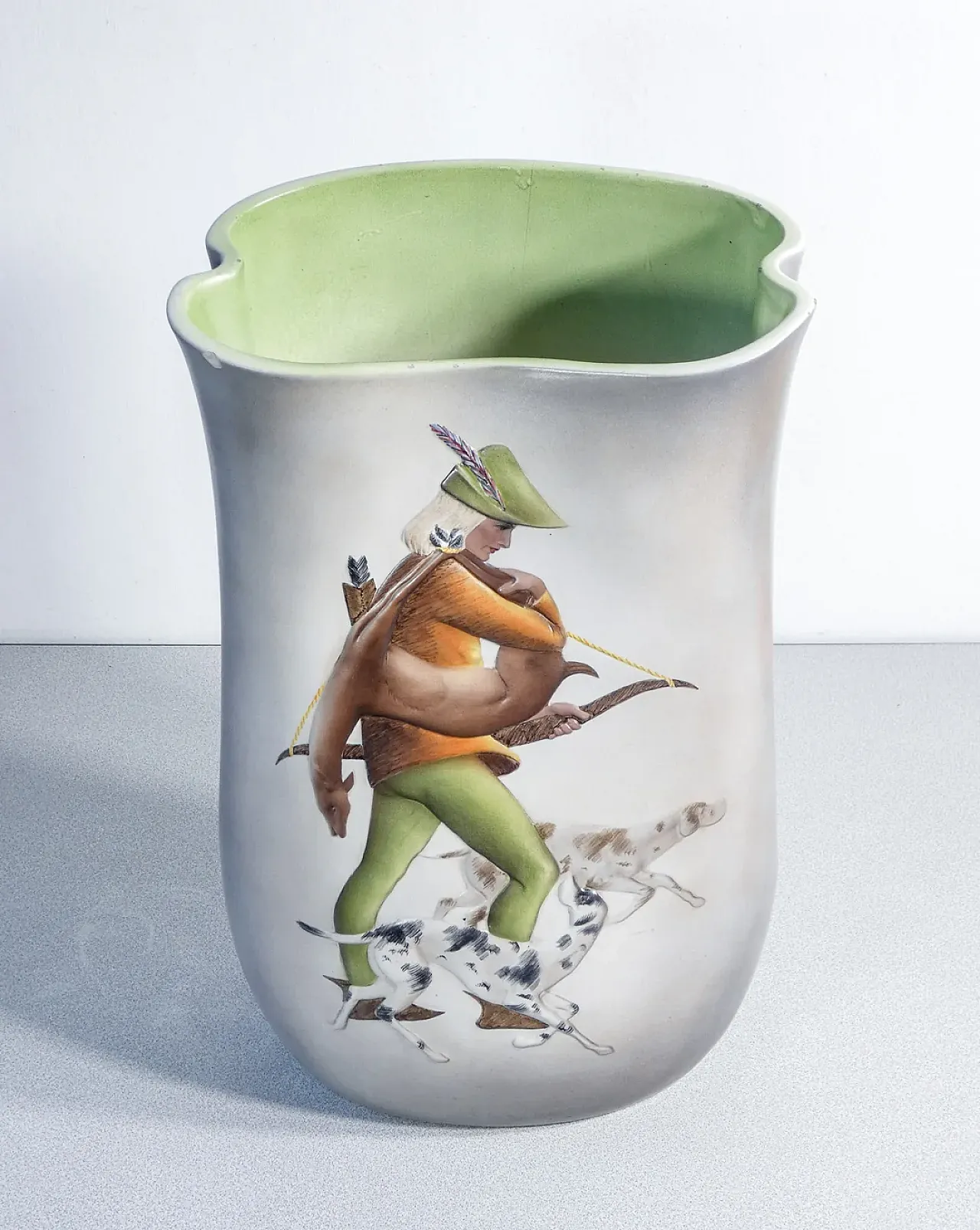 CIA ceramic umbrella stand Manna, Robin Hood, 1950s 2