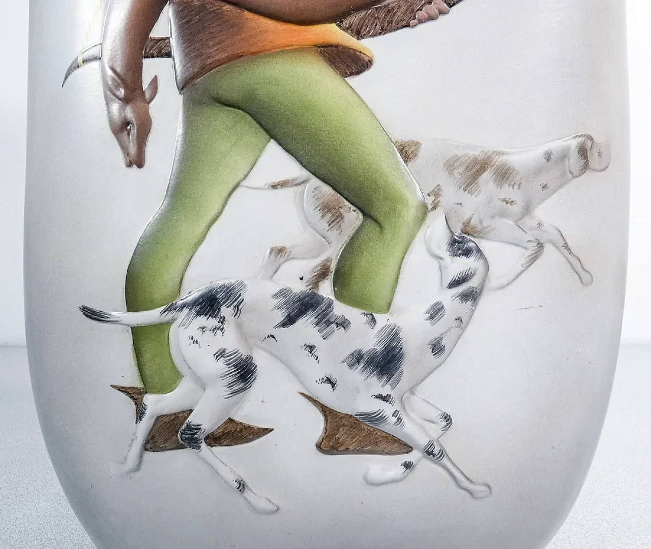 CIA ceramic umbrella stand Manna, Robin Hood, 1950s 4