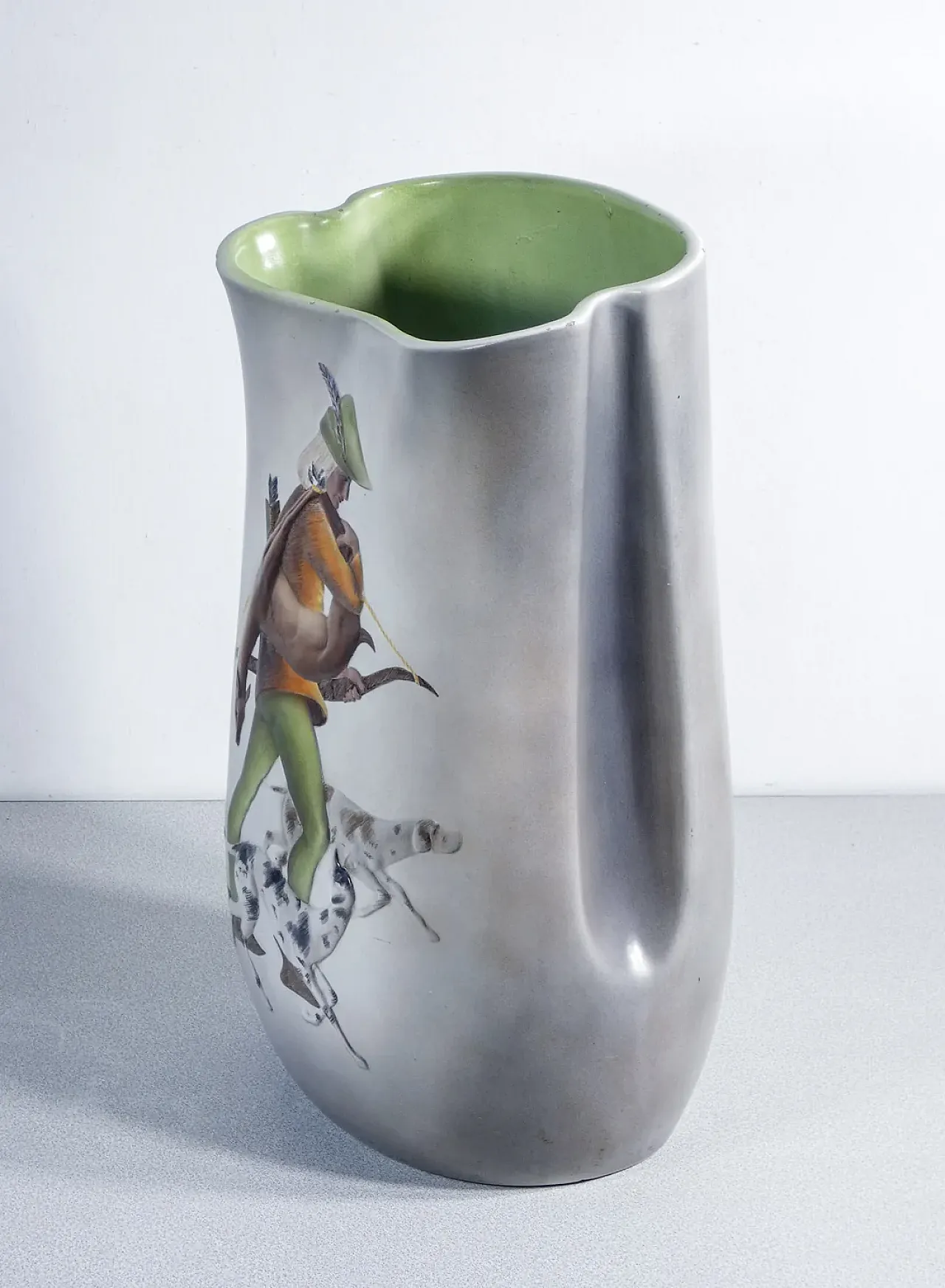 CIA ceramic umbrella stand Manna, Robin Hood, 1950s 6