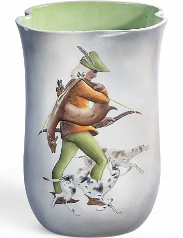 CIA ceramic umbrella stand Manna, Robin Hood, 1950s