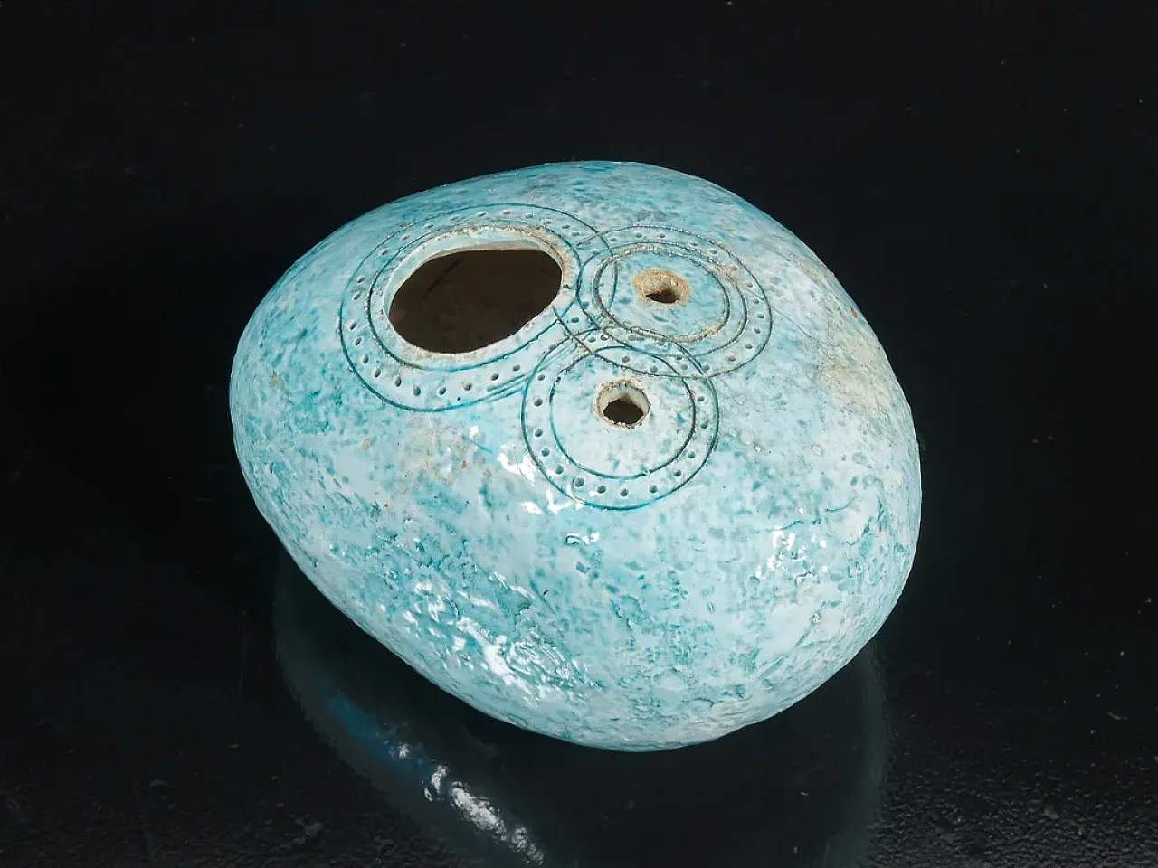 Scultura astratta in ceramica e smalto, anni '70 1