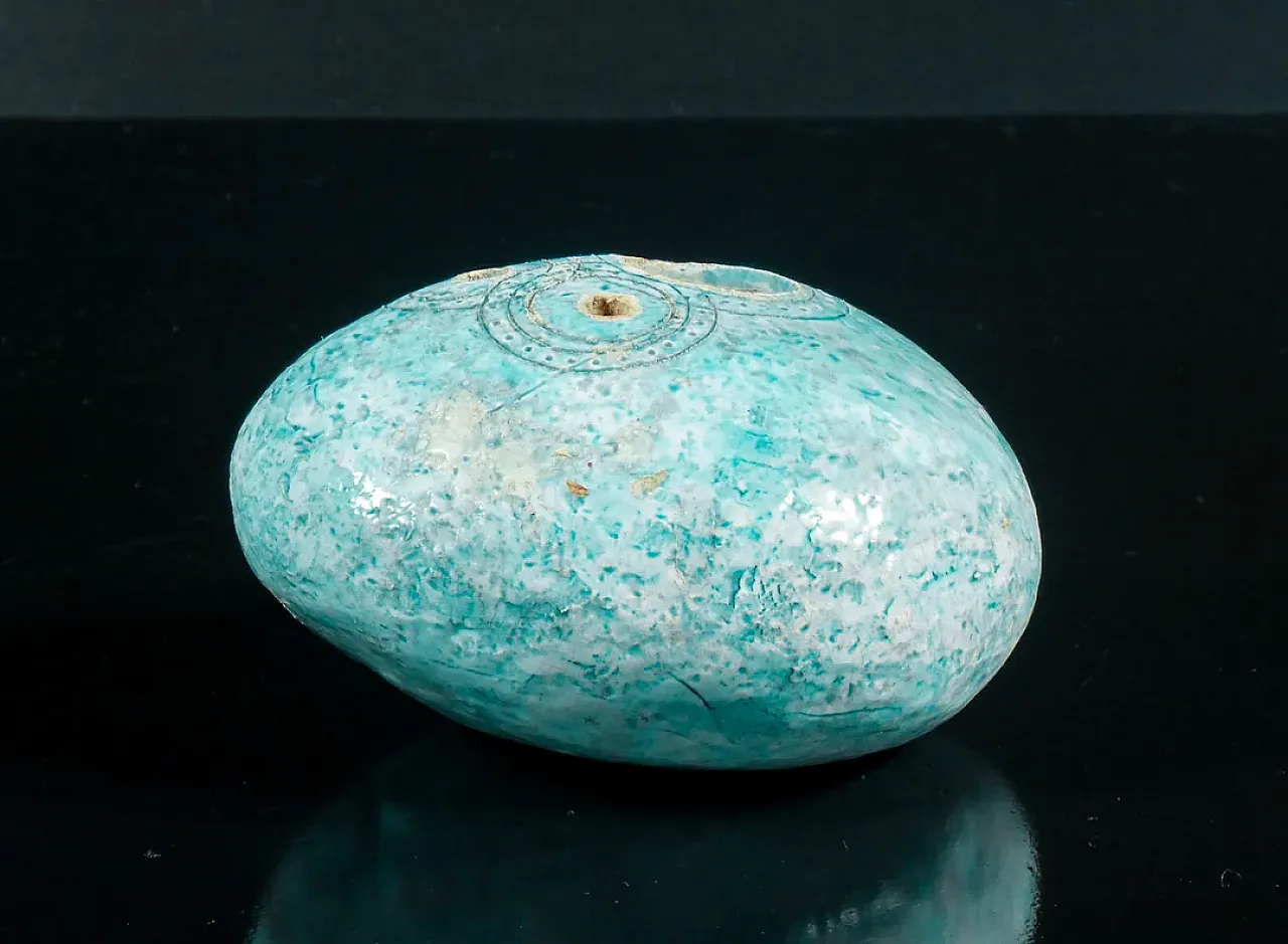 Scultura astratta in ceramica e smalto, anni '70 5