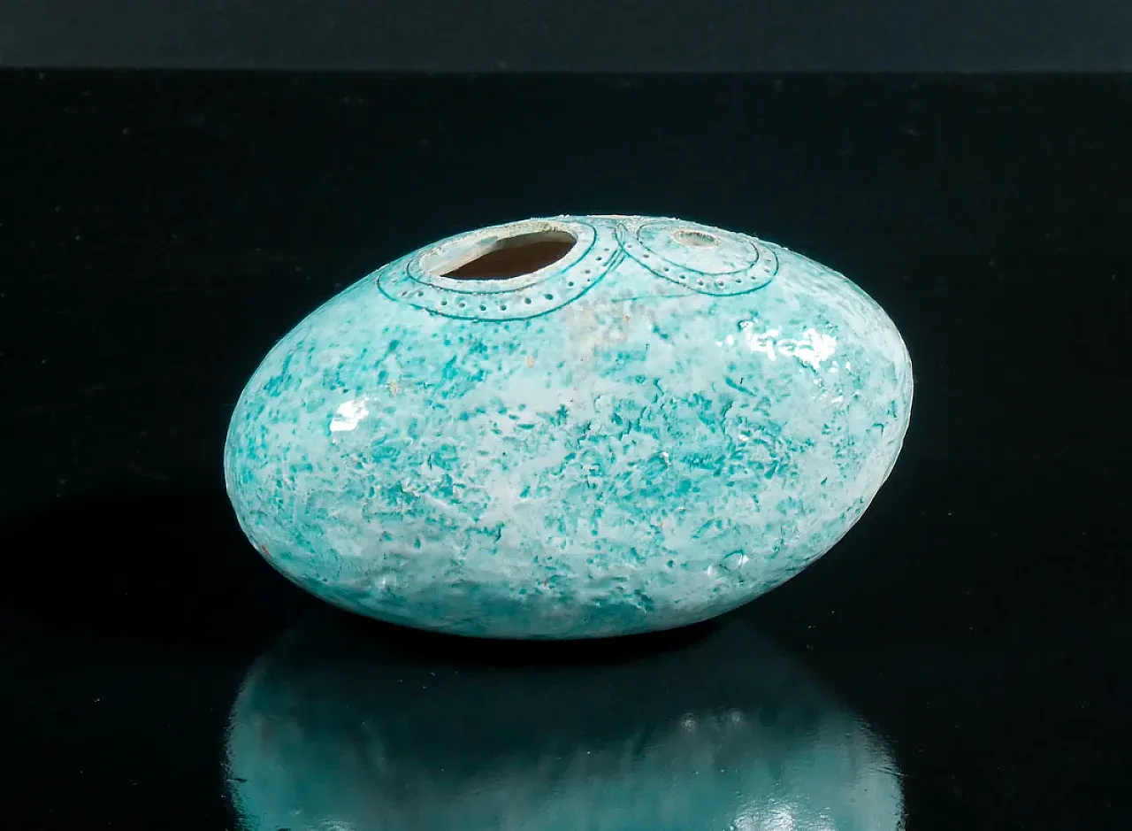 Scultura astratta in ceramica e smalto, anni '70 6