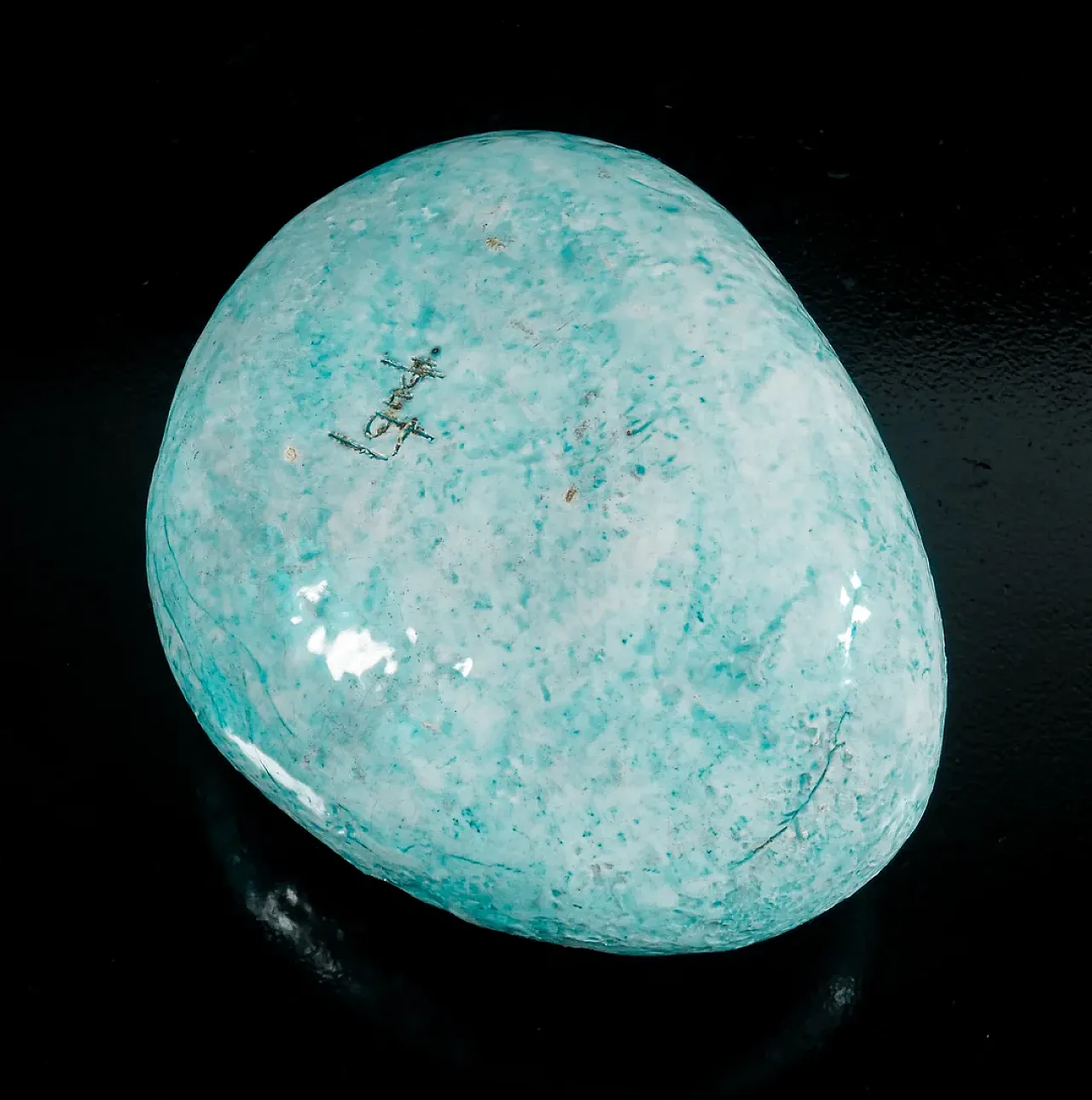 Scultura astratta in ceramica e smalto, anni '70 8