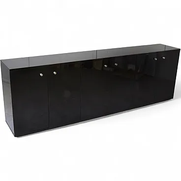 Lacquered sideboard with Six Doors by Eugenio Gerli for Tecno, 1960s