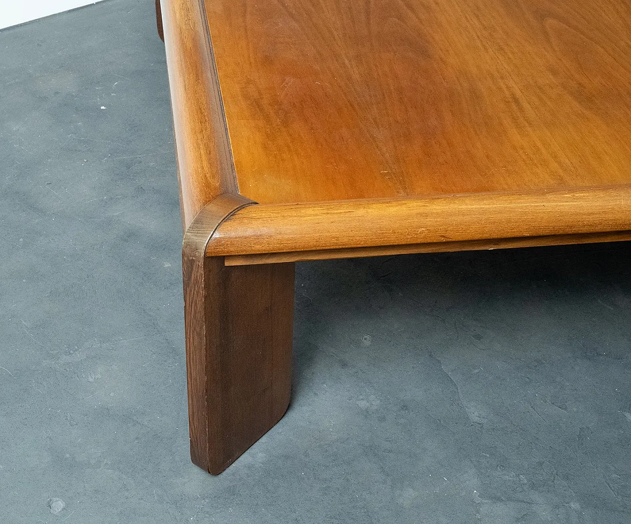 Walnut coffee table, 1970s 1