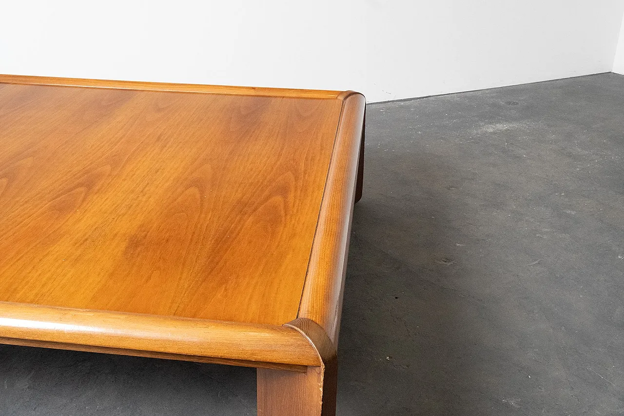 Walnut coffee table, 1970s 2