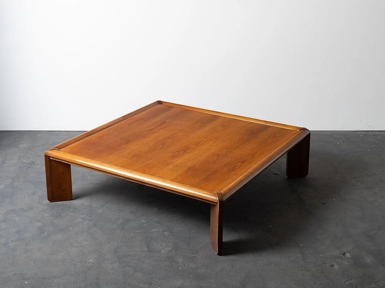 Walnut coffee table, 1970s 5