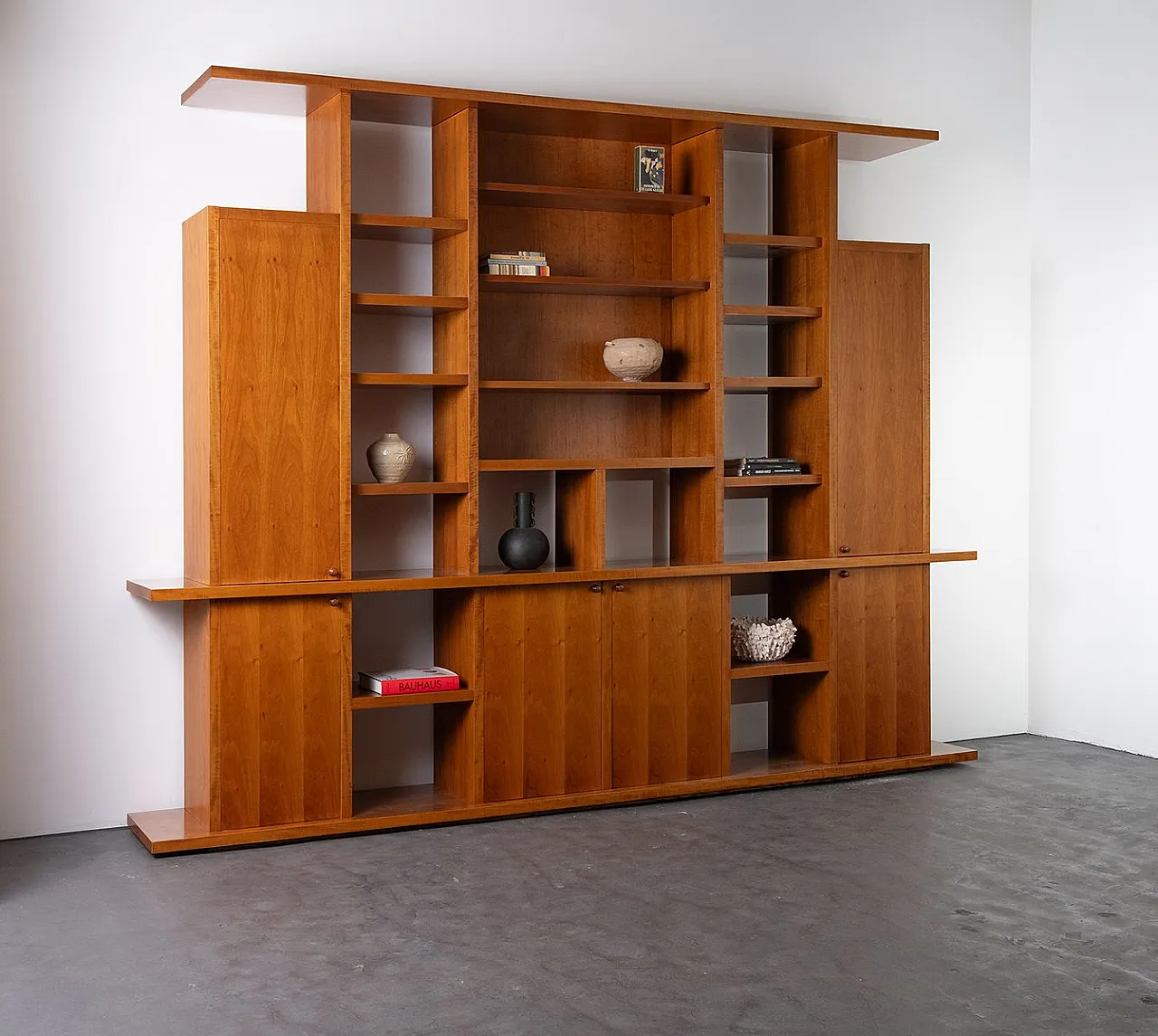 Modern walnut bookcase, 1960s 3