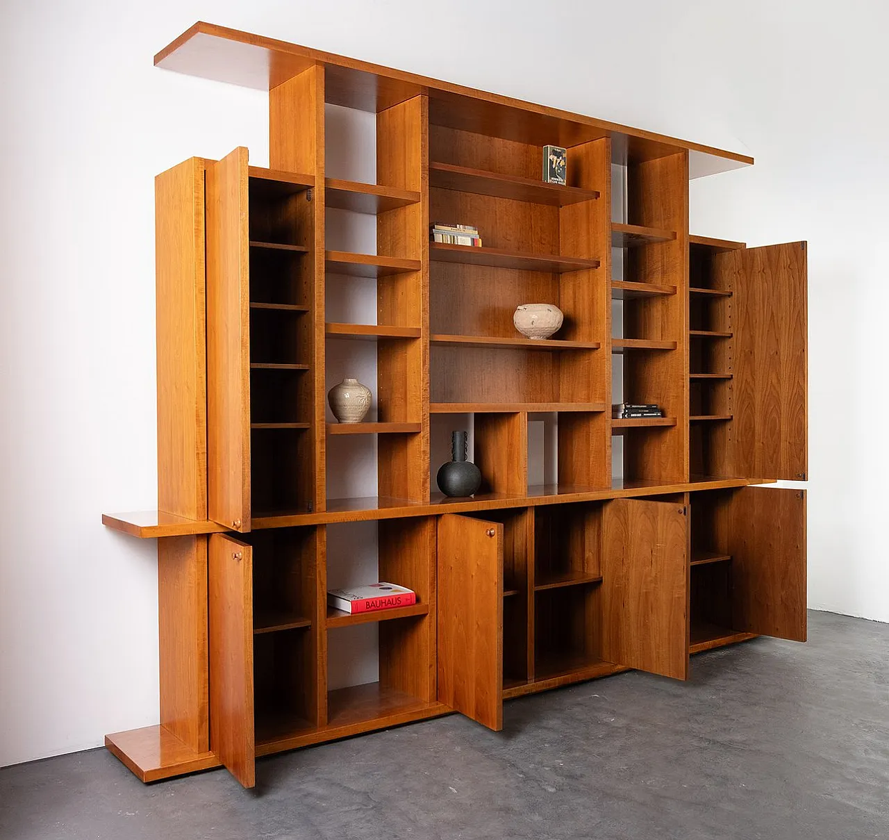 Modern walnut bookcase, 1960s 5