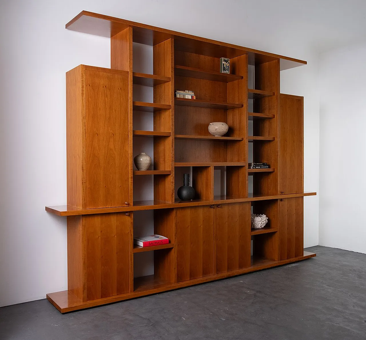 Modern walnut bookcase, 1960s 6