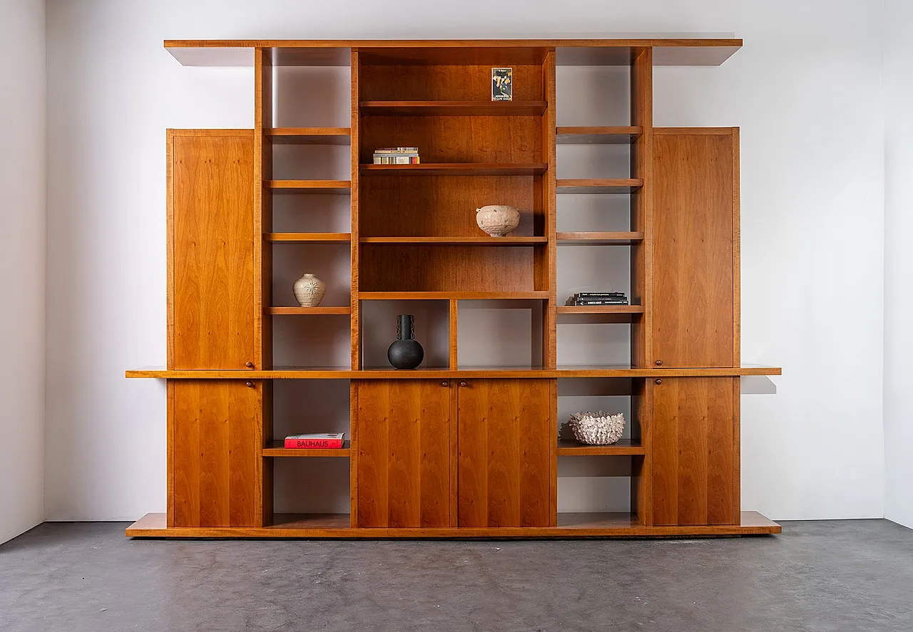 Modern walnut bookcase, 1960s 7