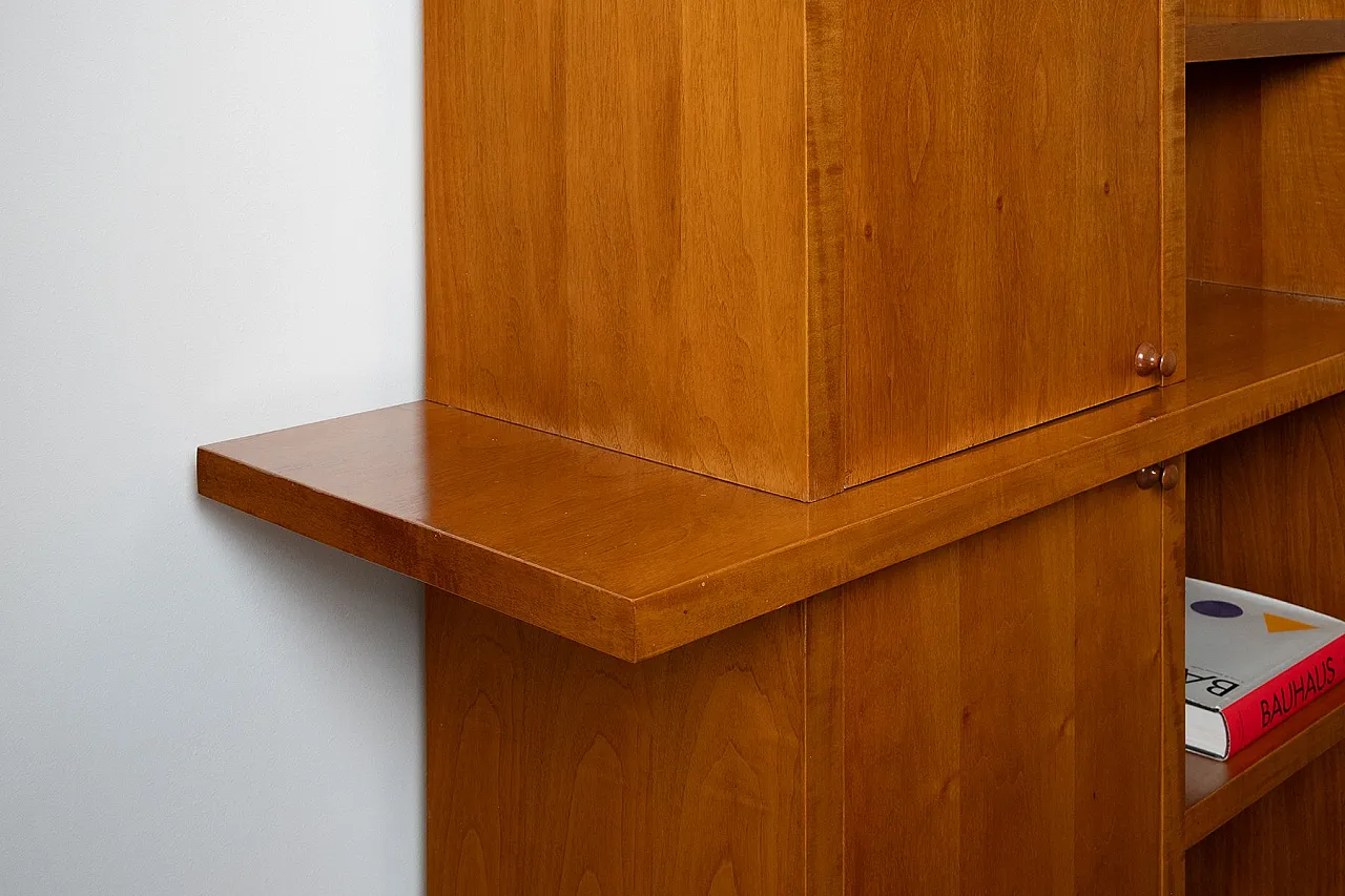 Modern walnut bookcase, 1960s 11