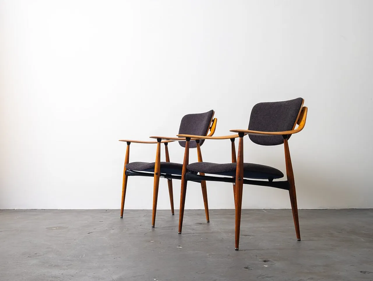Pair of armchairs by Hagafors, 1960s 2