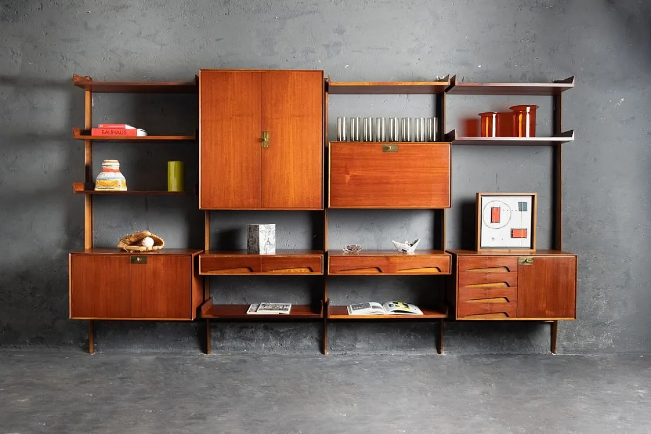 Dassi bookcase by Edmondo Palutari, 1960s 2