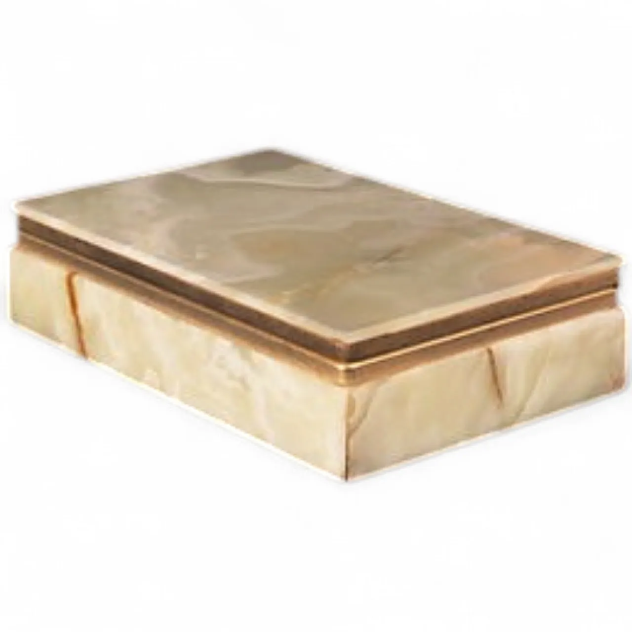 Onyx and brass jewellery box, 1970s 11