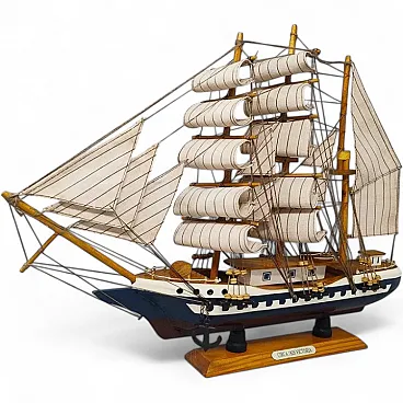 Circa Victoria 1828 model ship, 1970s