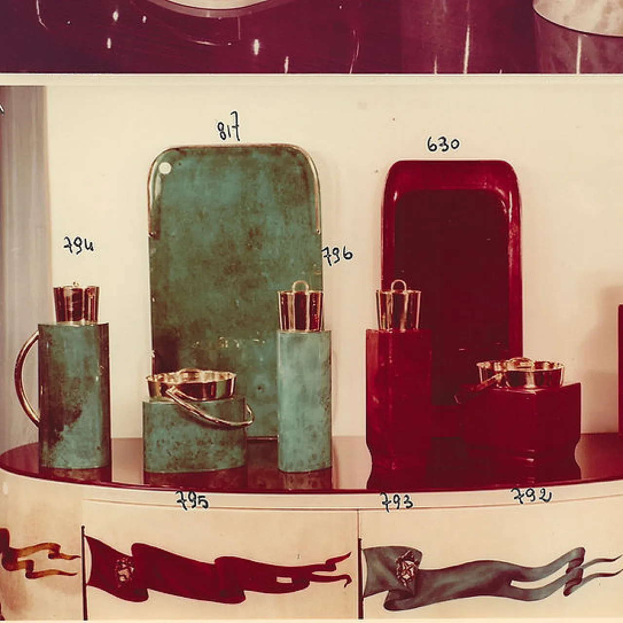 Aldo Tura mod. 796D parchment thermos, 1940s 2
