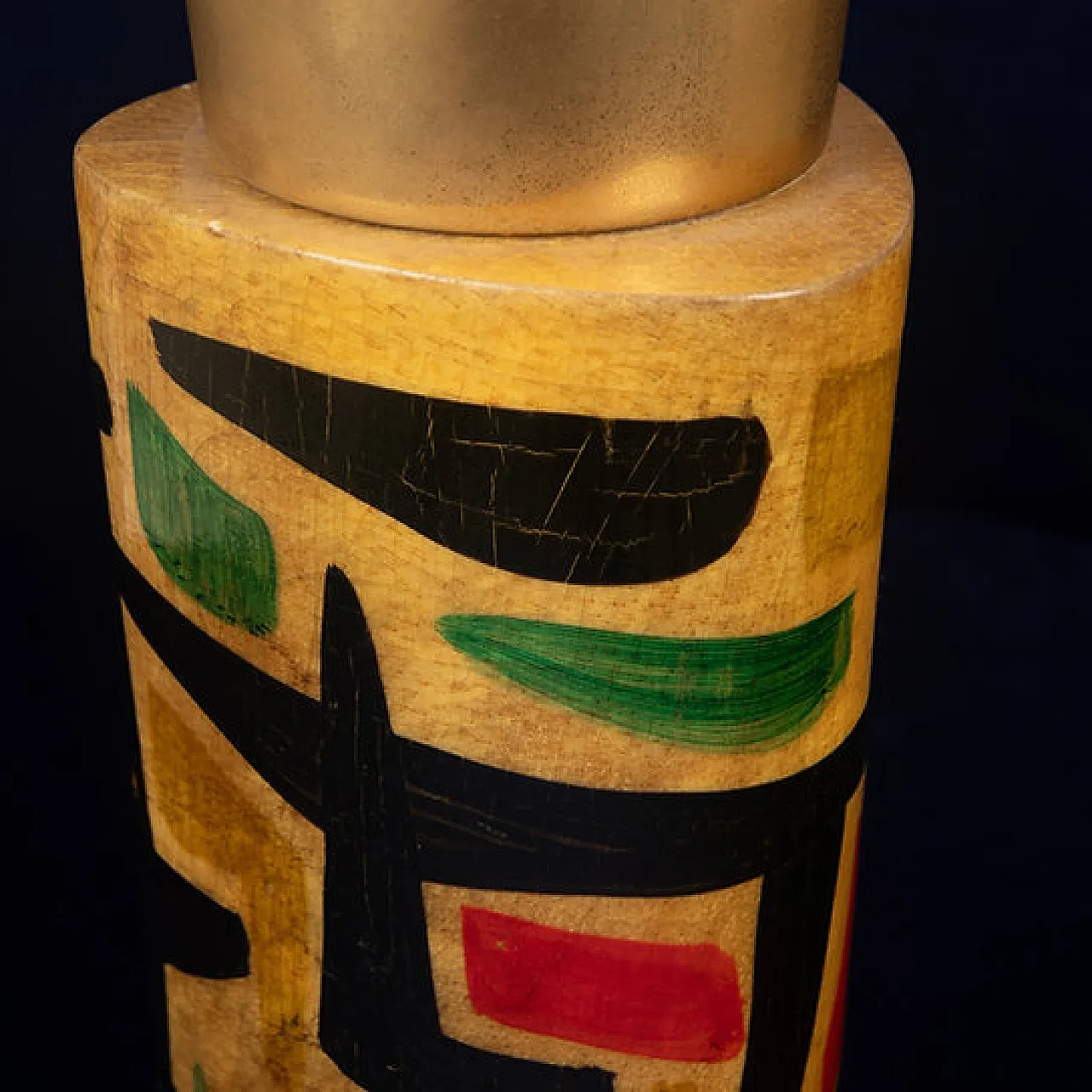 Aldo Tura mod. 796D parchment thermos, 1940s 3