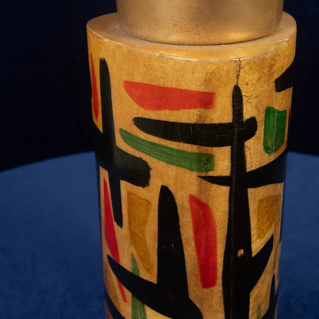 Aldo Tura mod. 796D parchment thermos, 1940s 6