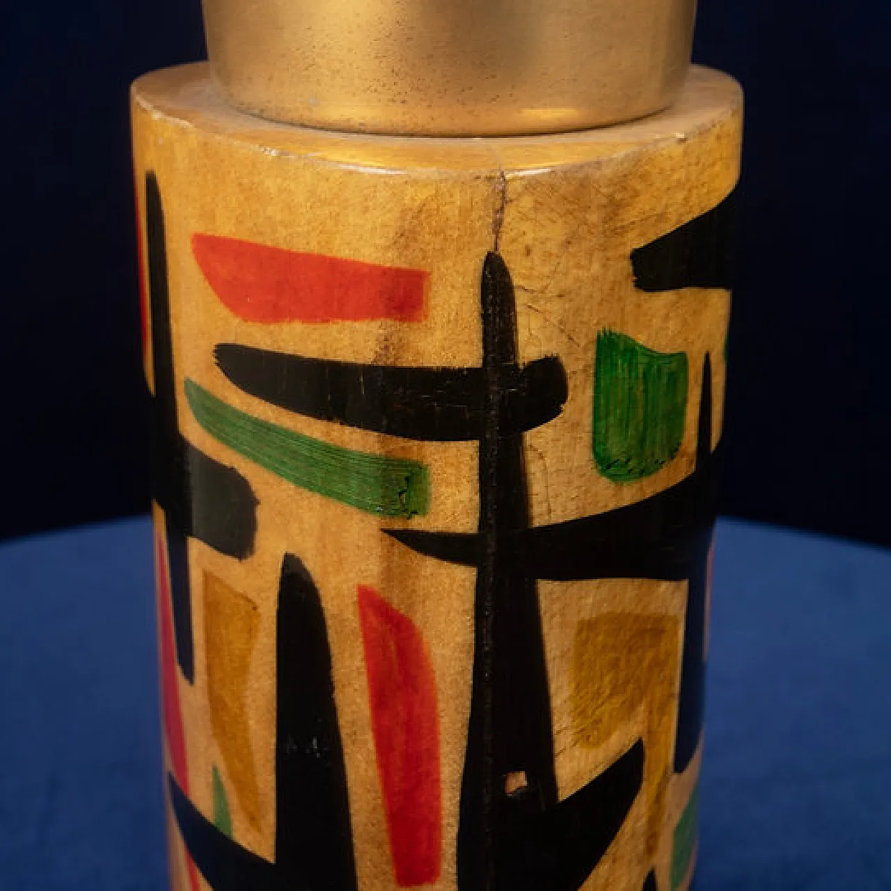 Aldo Tura mod. 796D parchment thermos, 1940s 10