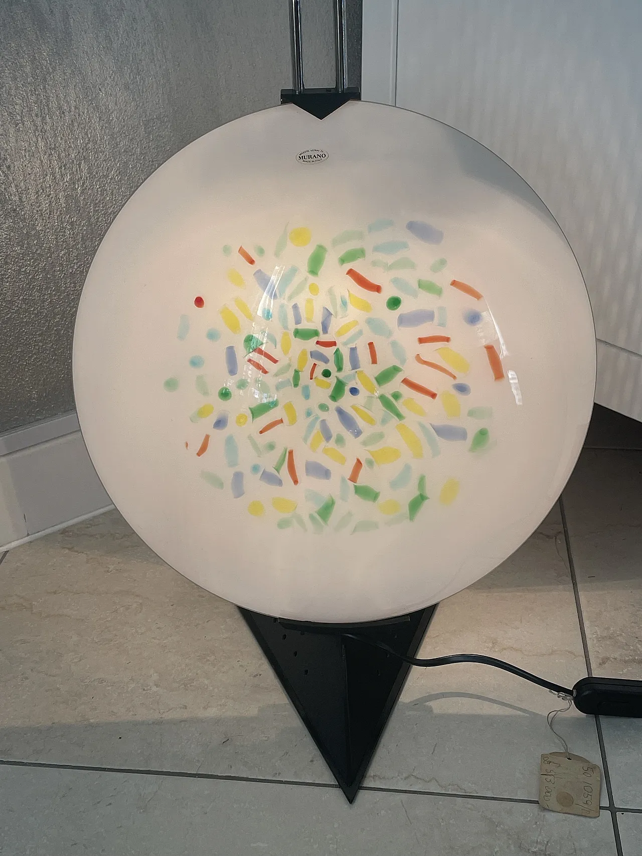 Murano Memphis style table  lamp, 1980s 2