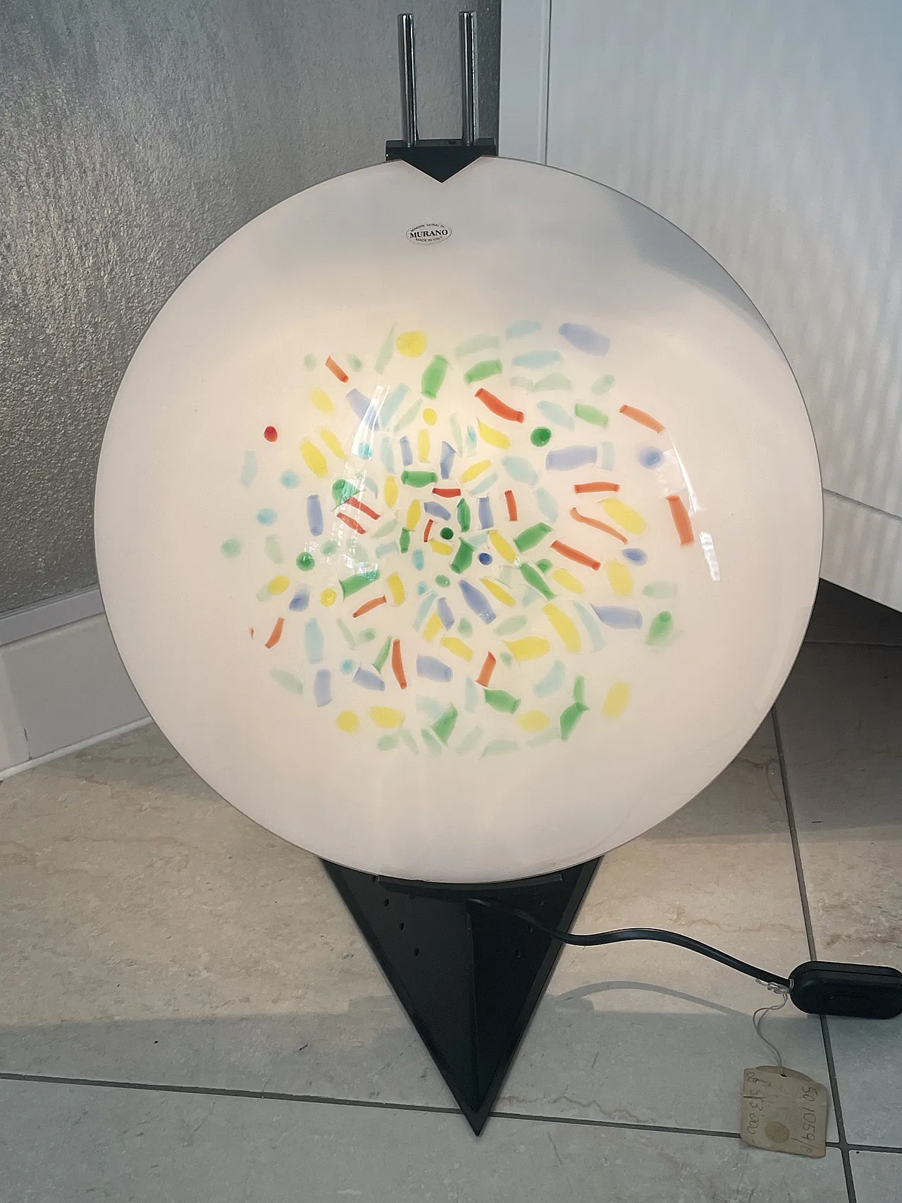 Murano Memphis style table  lamp, 1980s 4
