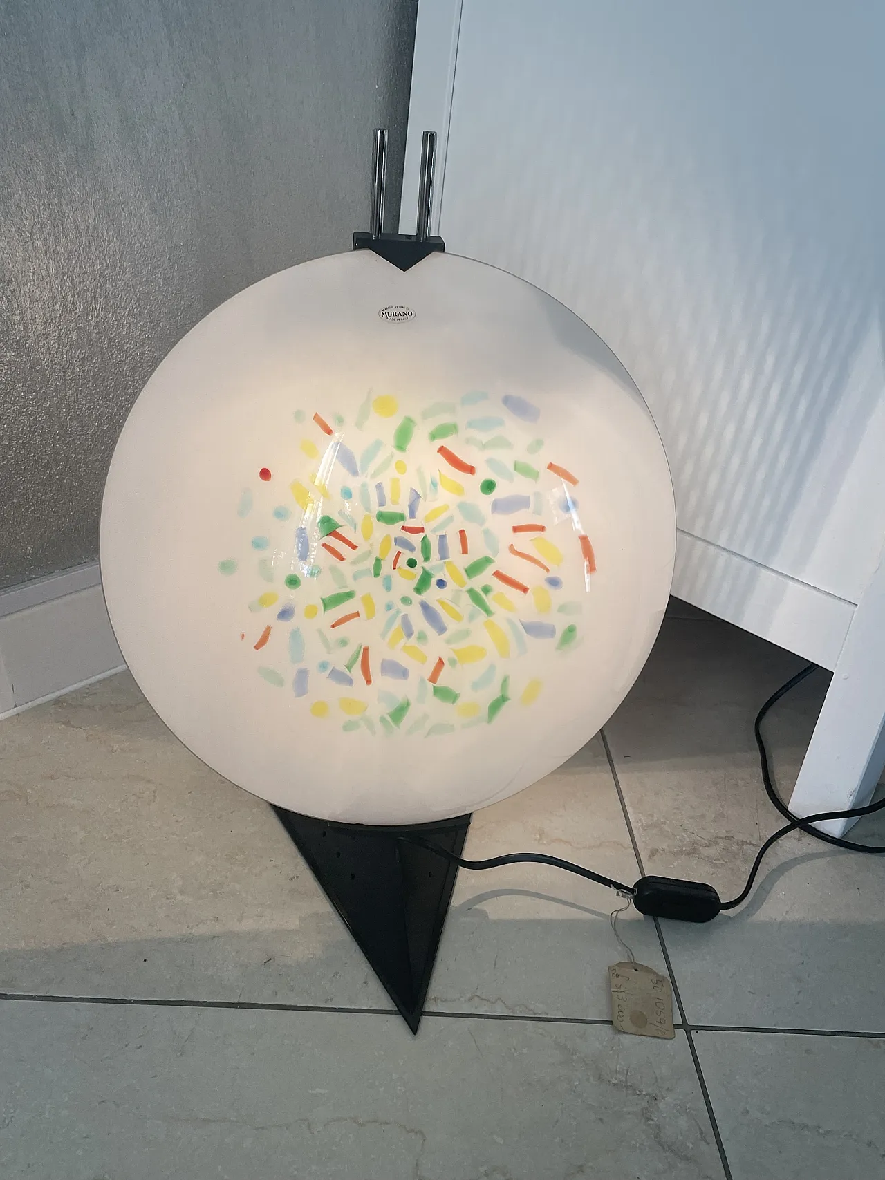 Murano Memphis style table  lamp, 1980s 5