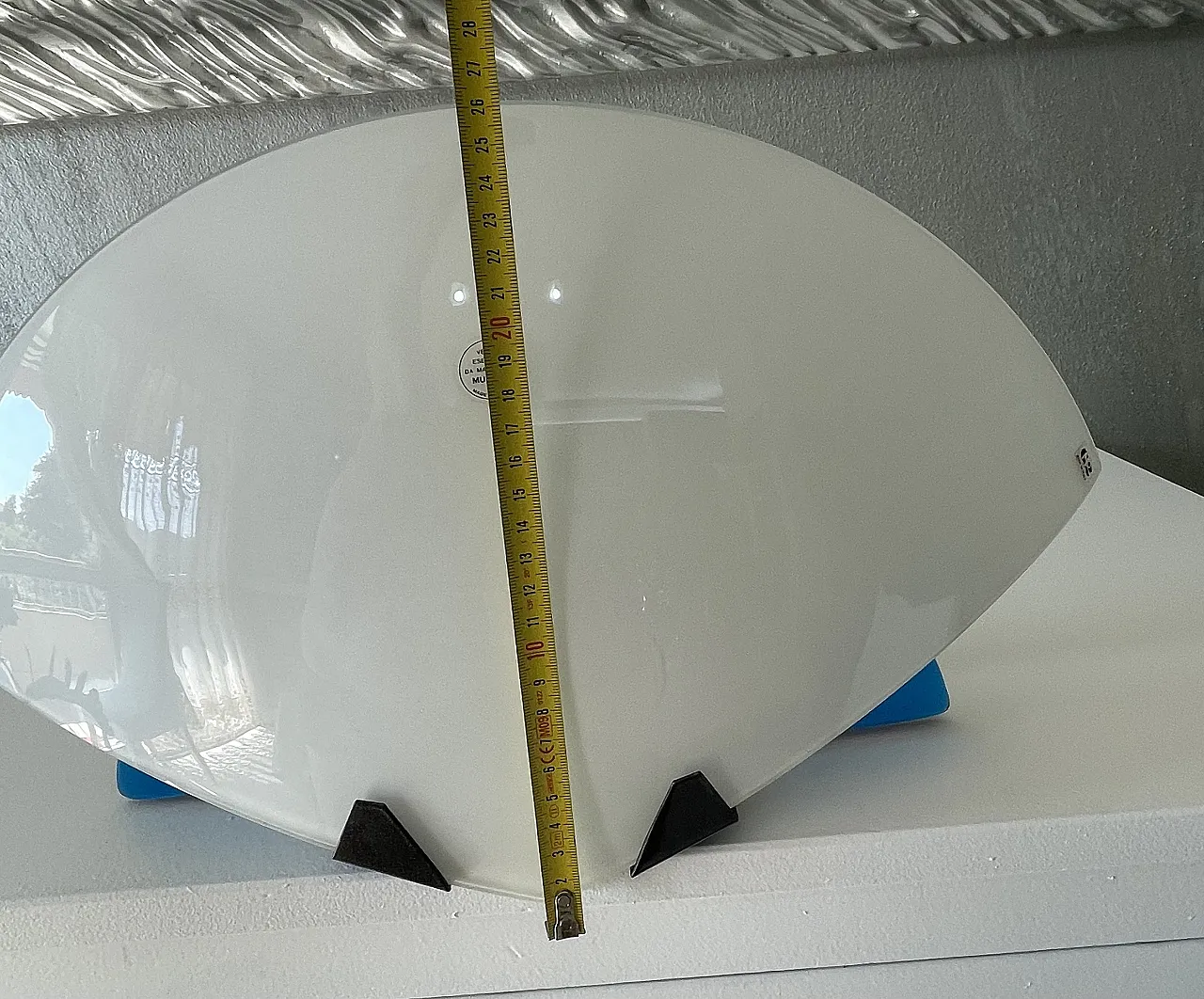 Murano glass wall lamp by G2 Vetri, 1980s 9