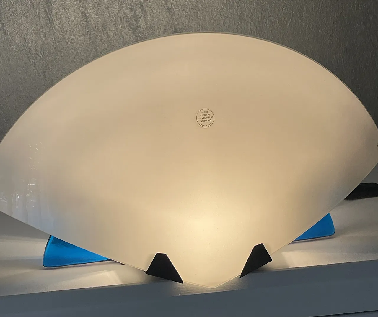 Murano glass wall lamp by G2 Vetri, 1980s 11