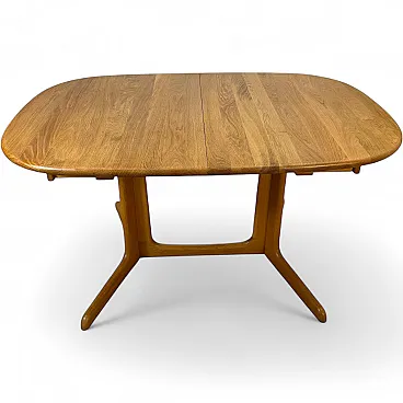 Tavolo da pranzo allungabile in teak, anni ’60