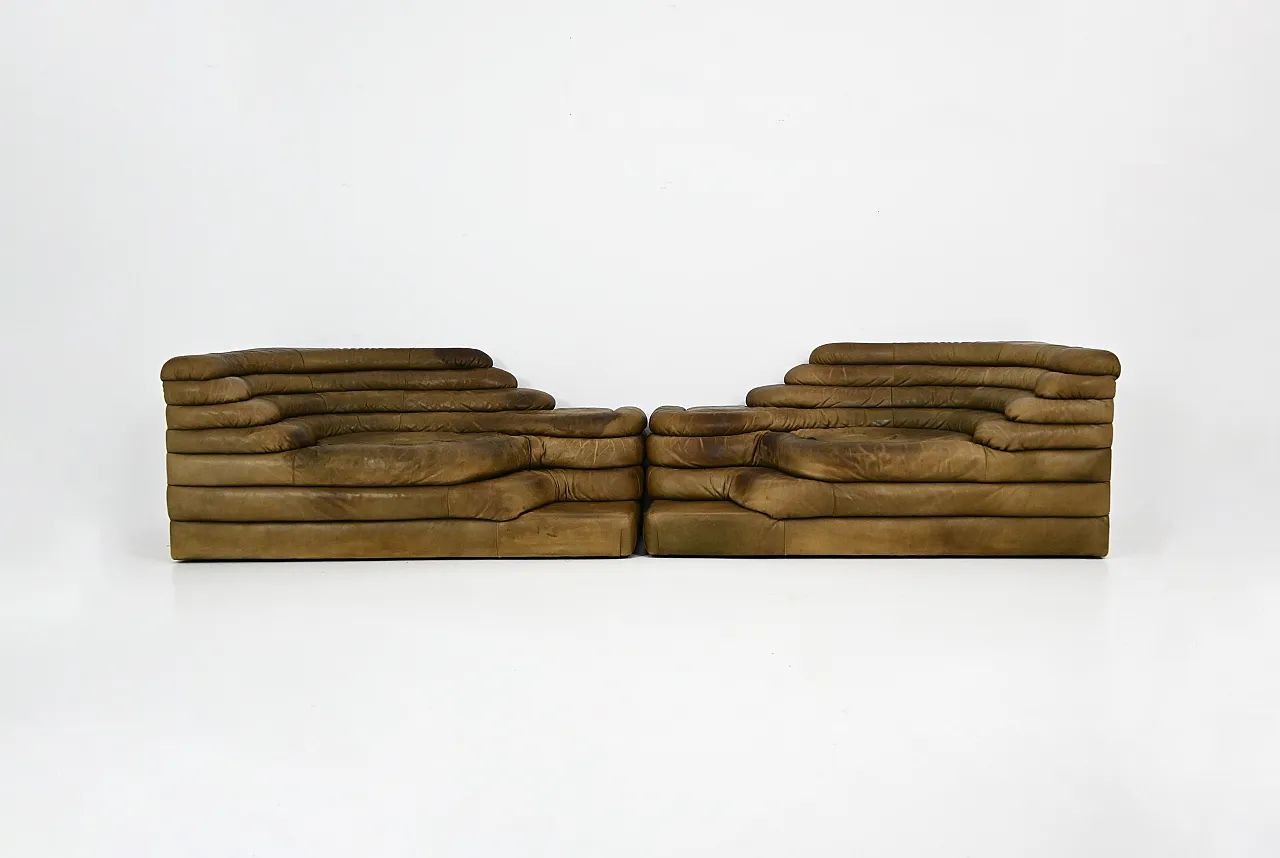 DS-1025 Terrazza Sofa by Ubald Klug for De Sede, 1970s 1